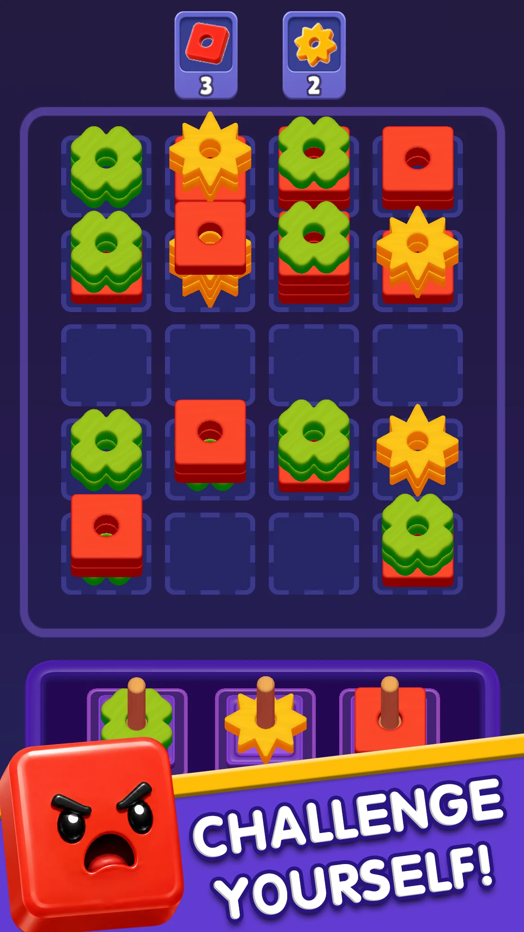 Stack Peg Puzzle screenshot