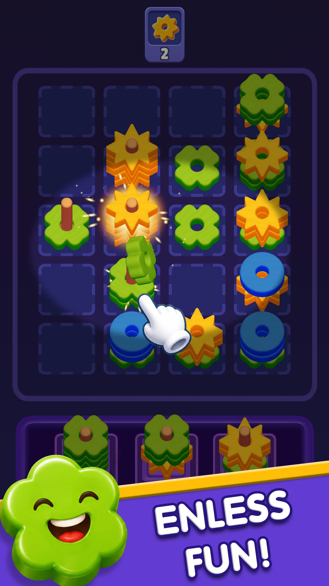 Stack Peg Puzzle screenshot