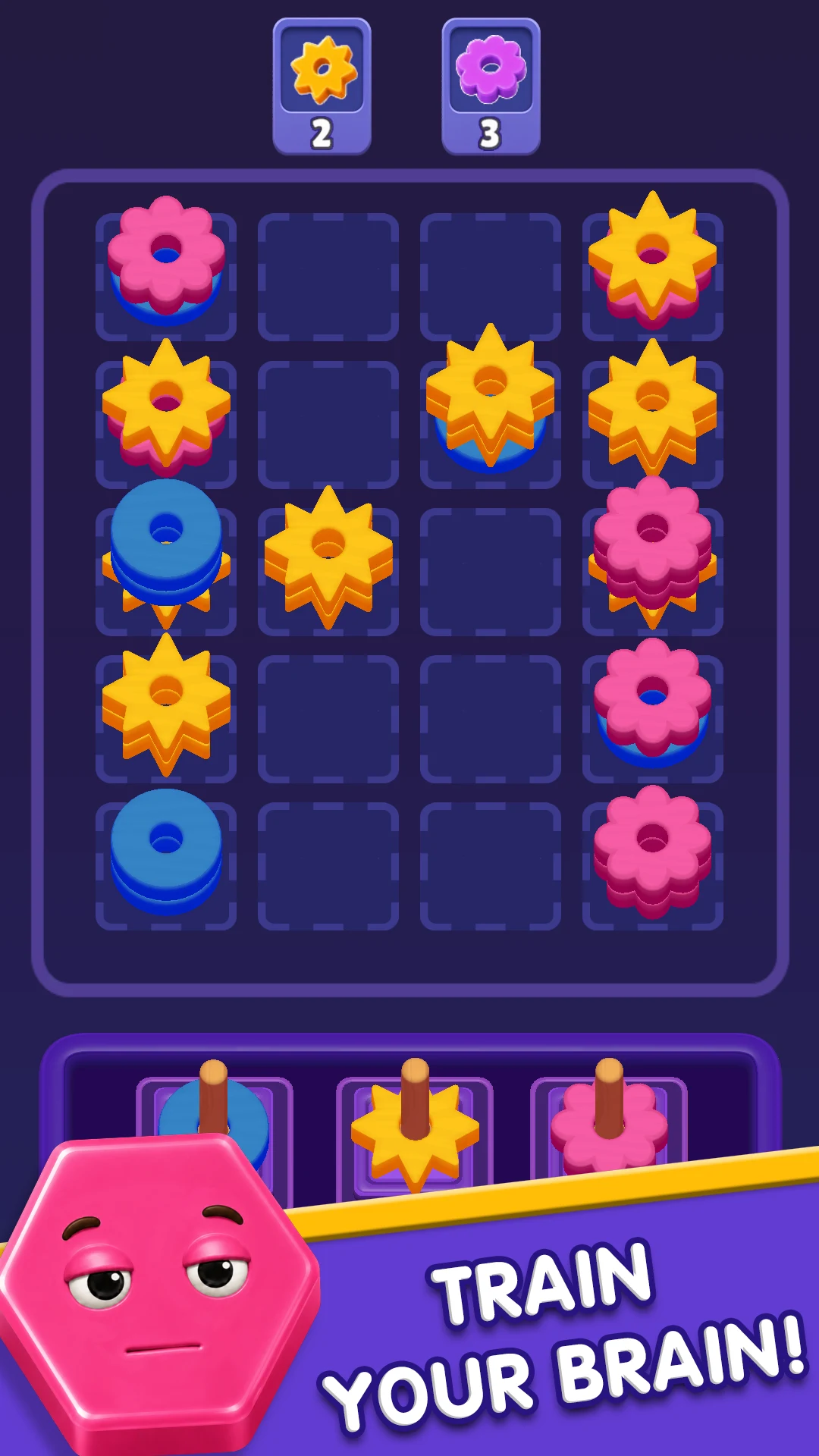Stack Peg Puzzle screenshot